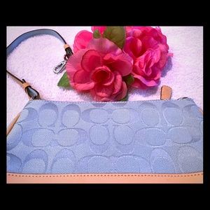 Vintage Authentic Coach Handbag Wristlet/Shoulder